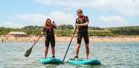 Watersports in Swansea Bay