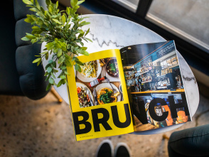 a magazine spread showcasing Brunch in Milwaukee