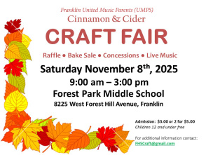 Cinnamon & Cider Craft Fair