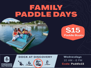 Family Paddle Days at Dock at Discovery World
