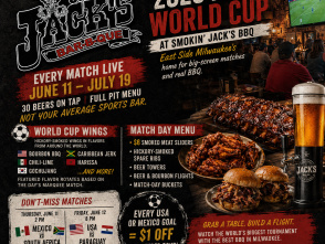 World Cup Watch Party at Smokin' Jack's BBQ