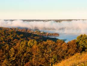 Fall Foliage Walking/Jogging Tour - Downtown Branson, Branson Landing