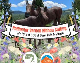 Big Sky Blooms: Celebrating Art and Nature at the Ousel Falls Pollinator Garden Ribbon Cutting!