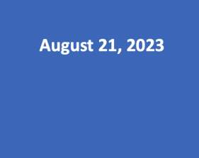 August 21, 2023