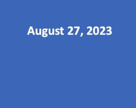 August 27, 2023