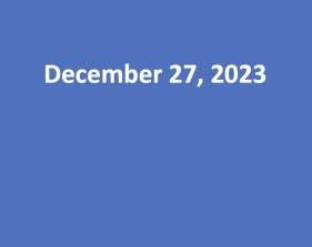 December 27, 2023