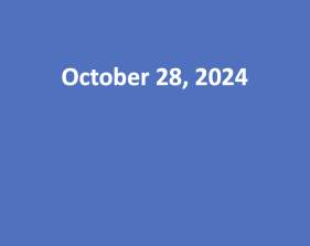 October 28, 2024