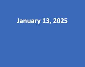 January 13, 2025