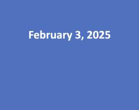 February 3, 2025