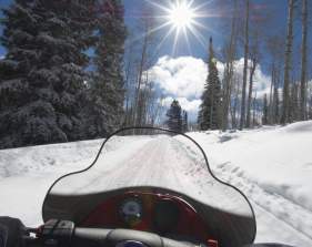 Snowmobiling in YNP