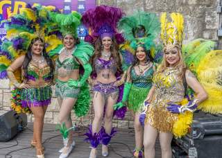 Mardi Gras Weekend on the River Walk