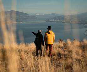 Couple Hiking at Johns Family Nature Conservancy Regional Park 22