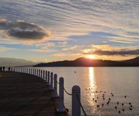 Waterfront Park Sunset - January 2021
