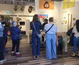 Sncewips Heritage Museum visit during the winter 2025 Media FAM Tour