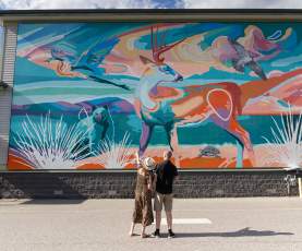 Gratitude Mural in Lake Country