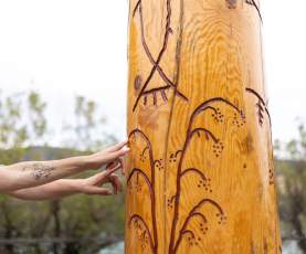 Four Food Chiefs Sculpture by Clint George and Les Louis