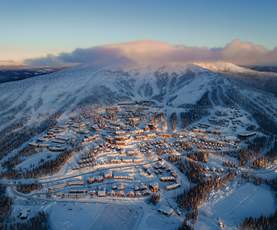 Big White Ski Resort Aerial - Winter, 2023