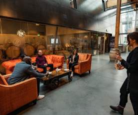 Group wine tasting at Sandhill Winery 2