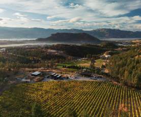 Aerial Shot of Niche Wine Co.