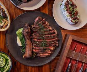 Dining at Derrick's Steakhouse