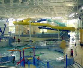 Waterslide at H2O Adventure + Fitness Centre