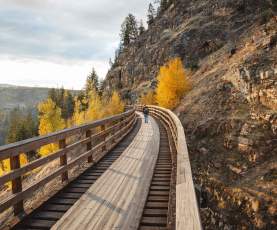 Myra Canyon Trestles in the Fall