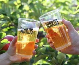 Wards Cider Glasses Cheers