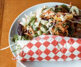 food on a plate
