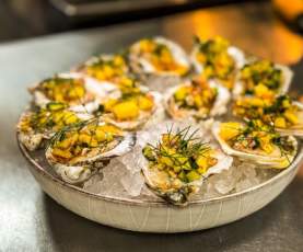 Alma - Oysters with Tropical Mignonette