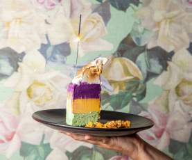 King Cake Mile High Pie