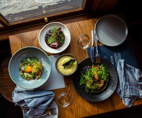 Aosta Winter Menu plated, Arrowtown