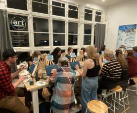 Art Adventures Paint & Sip Night at Country Lane