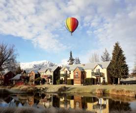 Hot Air Balloon over the Millbrook Resort Deluxe Studios