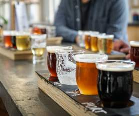 Queenstown Beer Tours tasting paddle