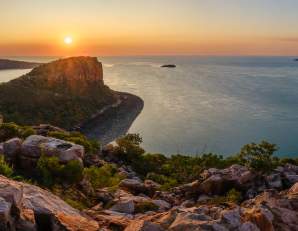 A view from land of Doubtful Bay on the Kimberley Coast