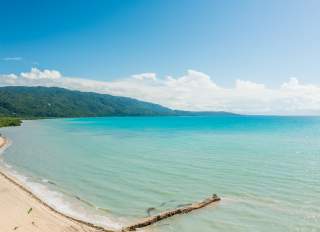 Beach at Busha Westmoreland - Drone image