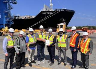 Port Everglades Welcomes First Cargo Ship Powered by LNG to call Port