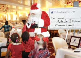 Cruise Partners Team Up for Holiday Party for Kids in Distress