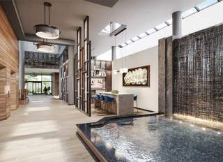 Crowne Plaza Foster City Water Welcome Feature