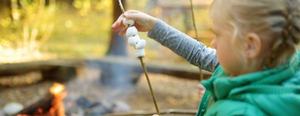 Adorable-Young-Girl-Roasting-Marshmallows