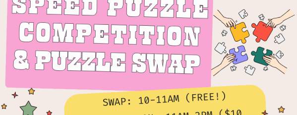 Speed Puzzle Competition & Puzzle Swap