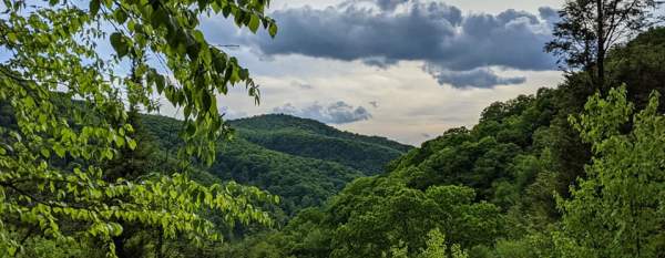 View along the Thousand Steps - Standing Stone Trail