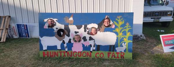 Family at the Huntingdon County Fair