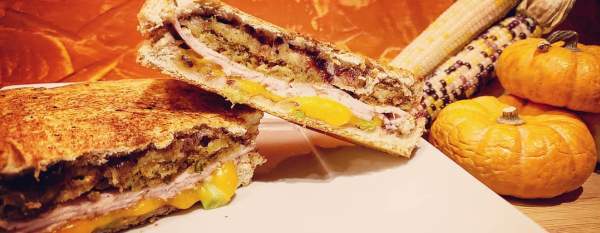 The Gobbler - seasonal sandwich at Standing Stone Coffee Company