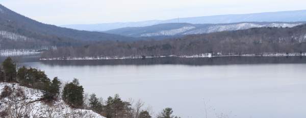 Winter view at Raystown Lake