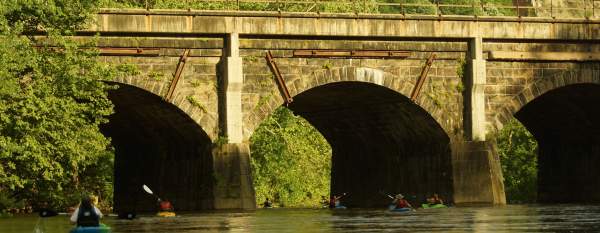 Mapleton Arch Trestle along the Juniata River Water Trail
