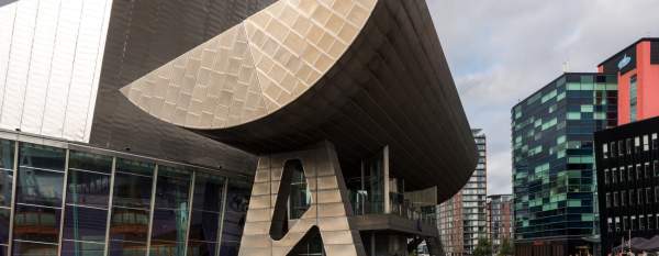 Exterior shot of The Lowry building