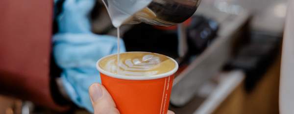 Coffee being served at Manchester Coffee Festival