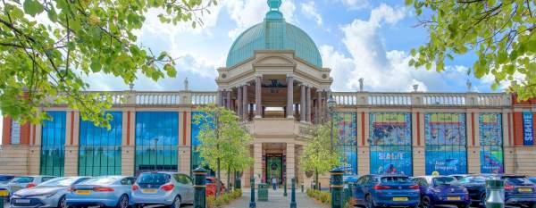 Frontage of a building f Trafford Palazzo