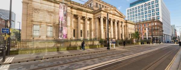 exterior of large art gallery in Manchester